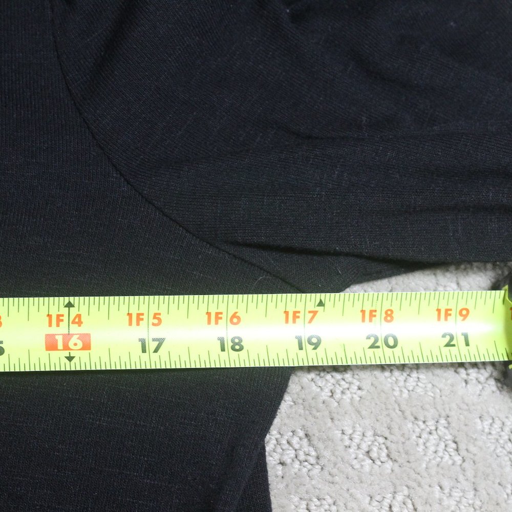 I.N. Studio Size PL Black Puffy Sleeve Sweater - Picture 3 of 5